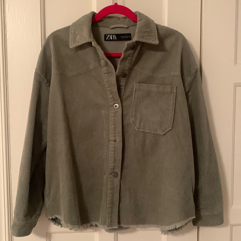 Zara Corduroy Shirt jacket